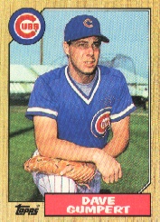 1987 Topps Baseball Cards      487     Dave Gumpert
